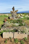 Le cimetière d'Hanga Roa.