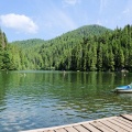 Le lac rouge, villégiature.