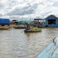 Lac Tonlé Sap : Kompong Luong village flottant.