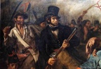 La Liberté guidant le peuple. Détail.