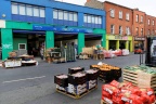 Marché fruits et légumes.