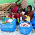 Madurai, marché aux fleurs.