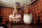 Danse typique du Kerala : Dan Kathakali.