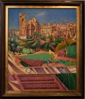 Mont-roig, l'église et le village.