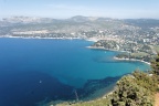 Cassis vue de la route des crêtes.