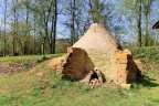 Guédelon et le château de Saint Fargeau (89) en 2019.