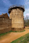 Guédelon : coostruction du château fort.