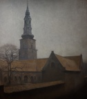 Vilhelm Hammershoi - Eglise Saint Pierre de Copenhague