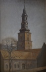 Vilhelm Hammershoi - Eglise Saint-Pierre de Copenhague