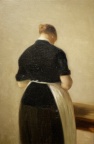 Vilhelm Hammershoi - Etude d'une femme debout, vue de dos