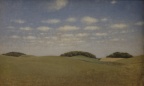 Vilhelm Hammershoi - Paysage à Lejre.