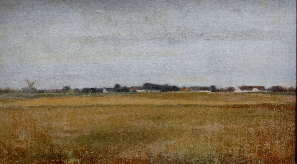 Vilhelm Hammershoi - Paysage de Virum près de Frederiksdal
