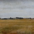 Vilhelm Hammershoi - Paysage de Virum près de Frederiksdal