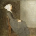 Vilhelm Hammershoi - Portrait de la Mère de l'artiste.