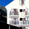 Chamonix, trompe l'oeil.