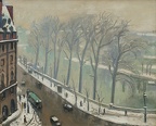 Albert Marquet : "Quai Conti sous la naige".