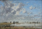 Eugène Boudin : "Marée basse à Etaples".