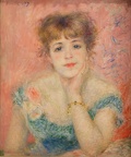 RENOIR, Portrait de Jeanne Samary. Rêverie.