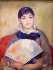 RENOIR, Femme à l'éventail.