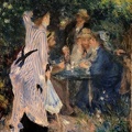 Renoir, Dans le Jardin. Sous la tonnelle du Moulin Rouge.