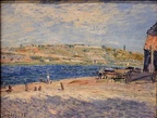 Sisley, La Berge à Saint-Mammès