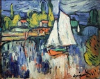 Vlaminck, Vue de la Seine.