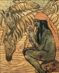 Pissaro, Zèbres à la source.