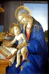 Botticelli : Vierge à l'Enfant dit Madone au livre.