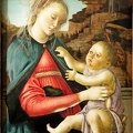 Botticelli : Vierge à l'Enfant dit Madone des Guidi Faenza.