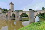 Cahors. Pont Valentré.