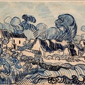 Paysage avec maisons, 1890.
