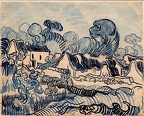 Paysage avec maisons, 1890.