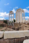 Le Temple de Vesta abritait le feu sacré.